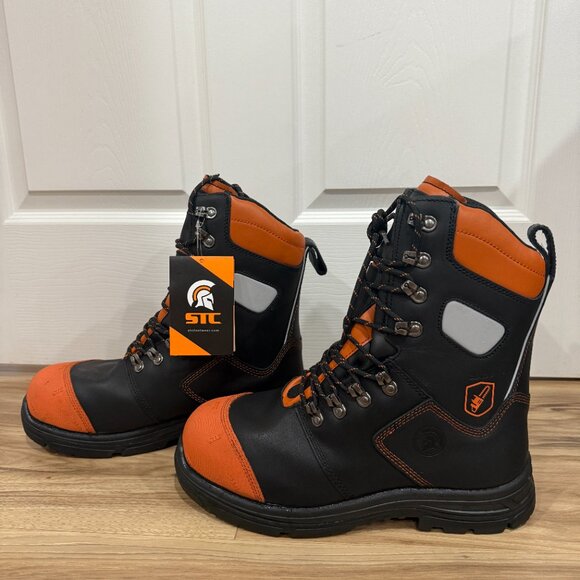 STC Lumberjack Chainsaw Waterproof Composite Toe Safety Work Boots for Winter main image 5